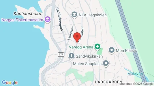 Apartments for rent i Bergen Bergenhus - kort over placeringen