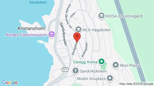Apartments for rent i Bergen Bergenhus - kort over placeringen