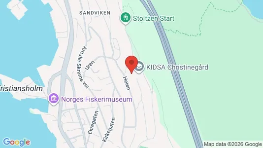 Apartments for rent i Bergen Bergenhus - kort over placeringen