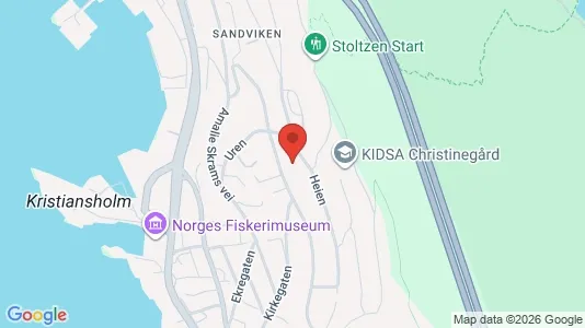 Apartments for rent i Bergen Bergenhus - kort over placeringen