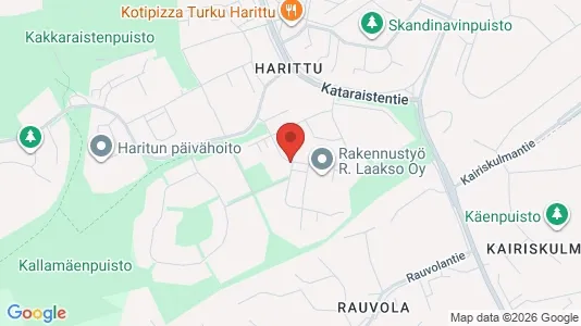 Apartments for rent i Turku - kort over placeringen