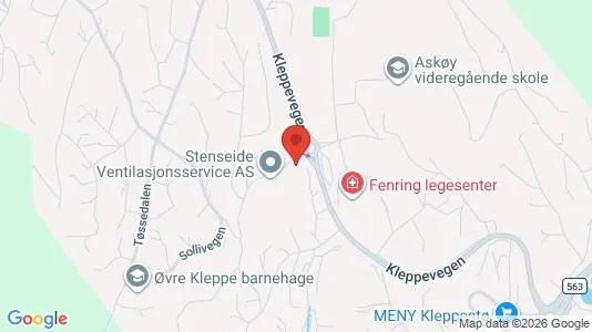 Apartments for rent i Askøy - kort over placeringen