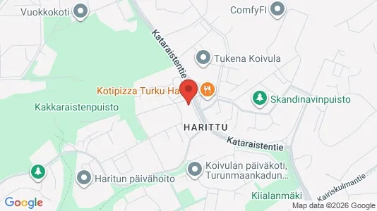Apartments for rent i Turku - kort over placeringen