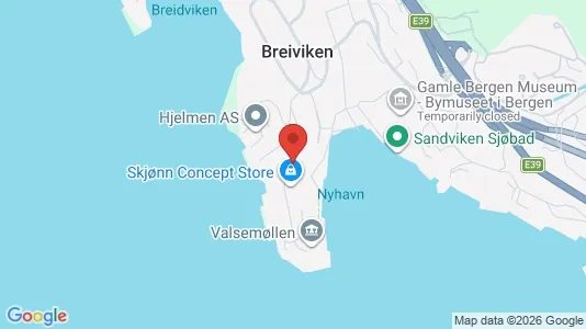 Rooms for rent i Bergen Bergenhus - kort over placeringen