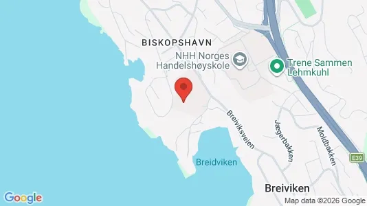 Apartments for rent i Bergen Bergenhus - kort over placeringen
