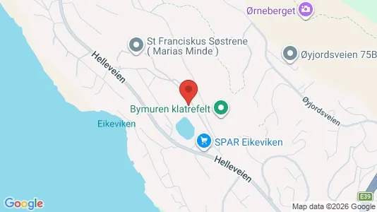 Apartments for rent i Bergen Bergenhus - kort over placeringen