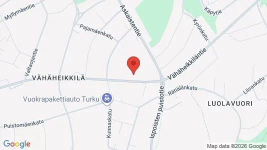 Apartments for rent i Turku - kort over placeringen
