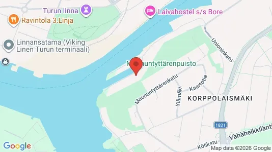 Apartments for rent i Turku - kort over placeringen