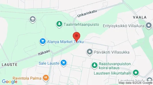 Apartments for rent i Turku - kort over placeringen