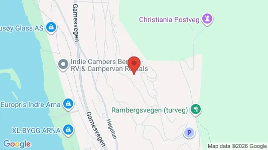 Apartments for rent i Bergen Arna - kort over placeringen