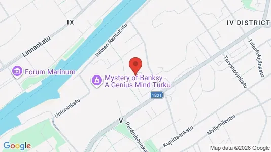 Apartments for rent i Turku - kort over placeringen