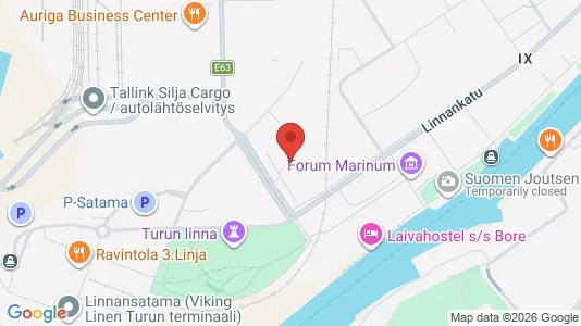 Apartments for rent i Turku - kort over placeringen
