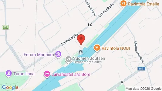 Apartments for rent i Turku - kort over placeringen
