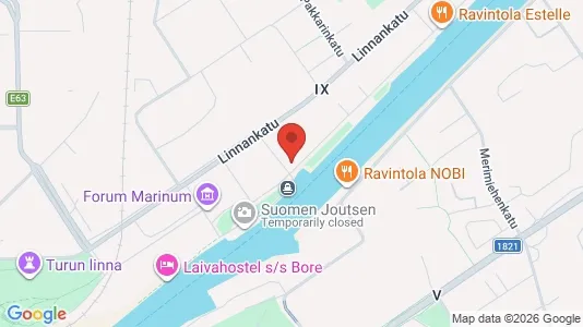 Apartments for rent i Turku - kort over placeringen