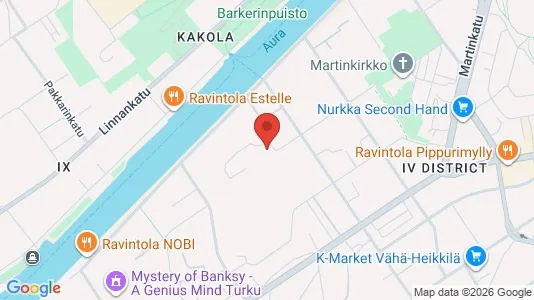 Apartments for rent i Turku - kort over placeringen