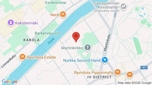 Apartments for rent i Turku - kort over placeringen