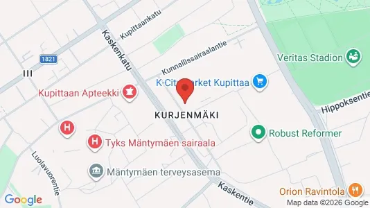 Apartments for rent i Turku - kort over placeringen