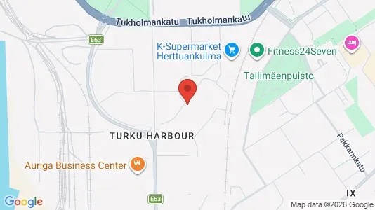 Apartments for rent i Turku - kort over placeringen