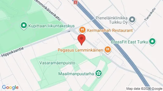 Apartments for rent i Turku - kort over placeringen