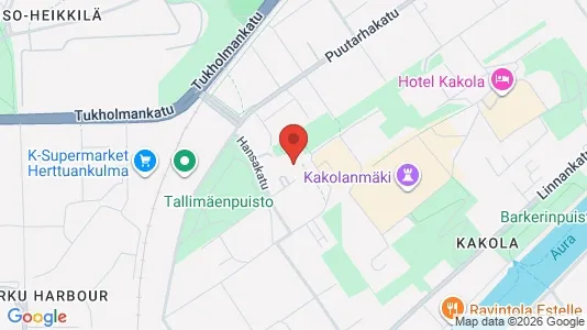 Apartments for rent i Turku - kort over placeringen