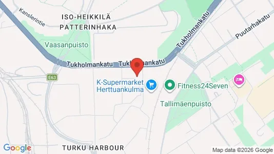 Apartments for rent i Turku - kort over placeringen
