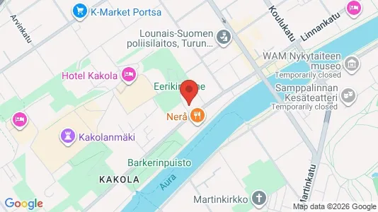 Apartments for rent i Turku - kort over placeringen