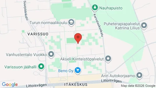 Apartments for rent i Turku - kort over placeringen