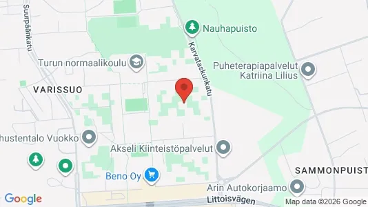 Apartments for rent i Turku - kort over placeringen