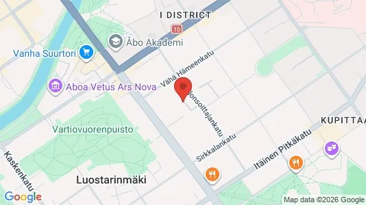 Apartments for rent i Turku - kort over placeringen