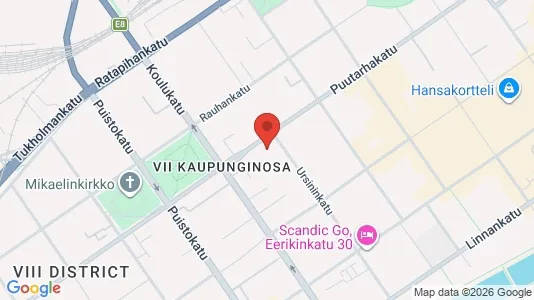 Apartments for rent i Turku - kort over placeringen