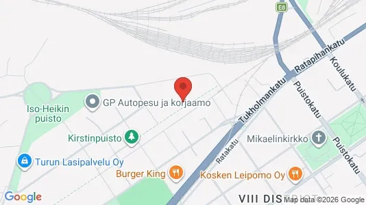 Apartments for rent i Turku - kort over placeringen