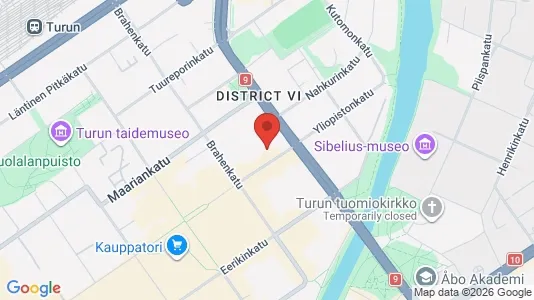 Apartments for rent i Turku - kort over placeringen