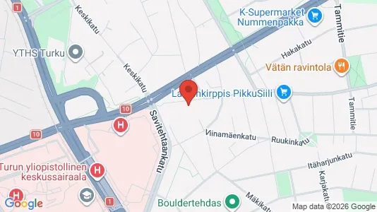 Apartments for rent i Turku - kort over placeringen