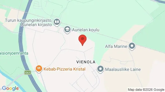 Apartments for rent i Turku - kort over placeringen