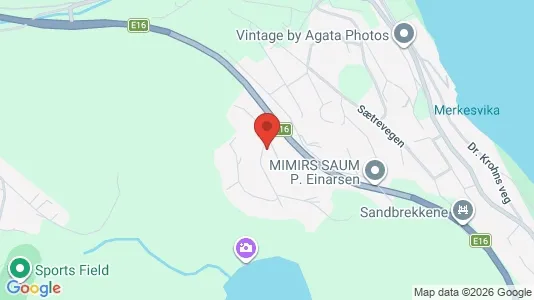 Rooms for rent i Bergen Arna - kort over placeringen