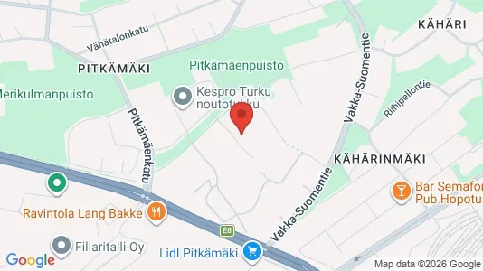 Apartments for rent i Turku - kort over placeringen