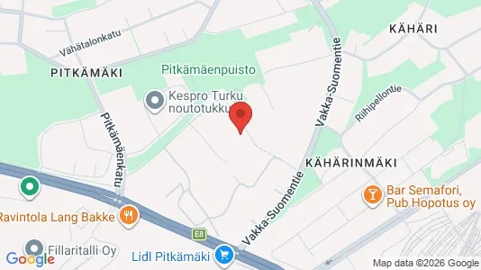 Apartments for rent i Turku - kort over placeringen