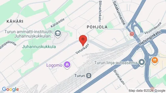 Apartments for rent i Turku - kort over placeringen
