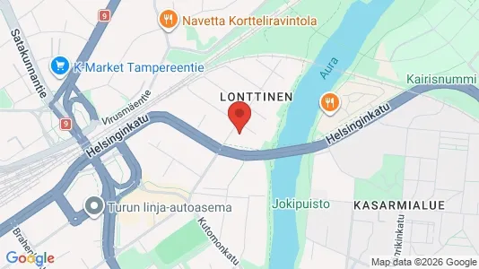 Apartments for rent i Turku - kort over placeringen