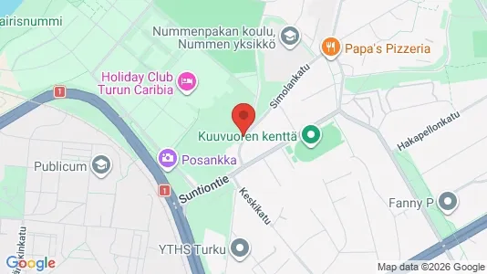 Apartments for rent i Turku - kort over placeringen