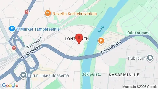 Apartments for rent i Turku - kort over placeringen