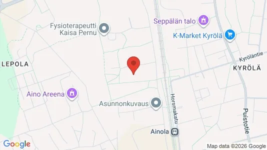 Apartments for rent i Järvenpää - kort over placeringen