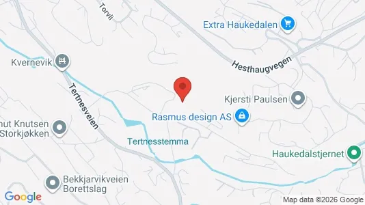 Apartments for rent i Bergen Åsane - kort over placeringen