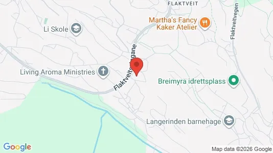 Apartments for rent i Bergen Åsane - kort over placeringen