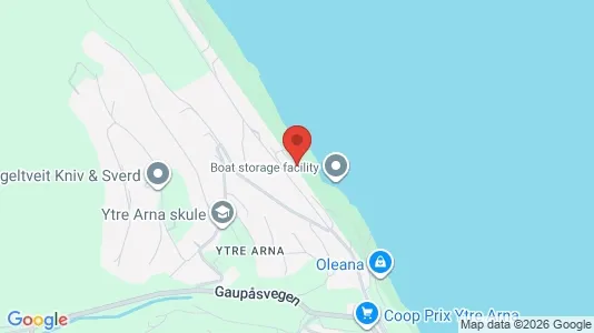 Rooms for rent i Bergen Arna - kort over placeringen