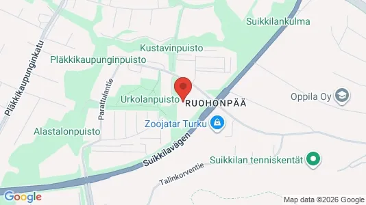 Apartments for rent i Turku - kort over placeringen
