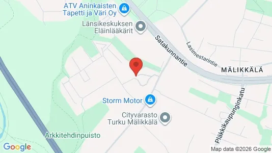 Apartments for rent i Turku - kort over placeringen
