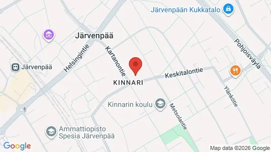 Apartments for rent i Järvenpää - kort over placeringen