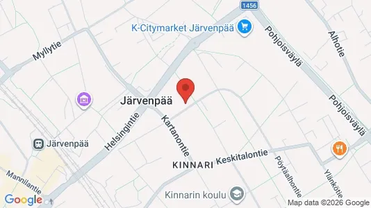 Apartments for rent i Järvenpää - kort over placeringen