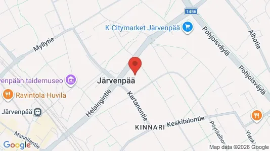 Apartments for rent i Järvenpää - kort over placeringen
